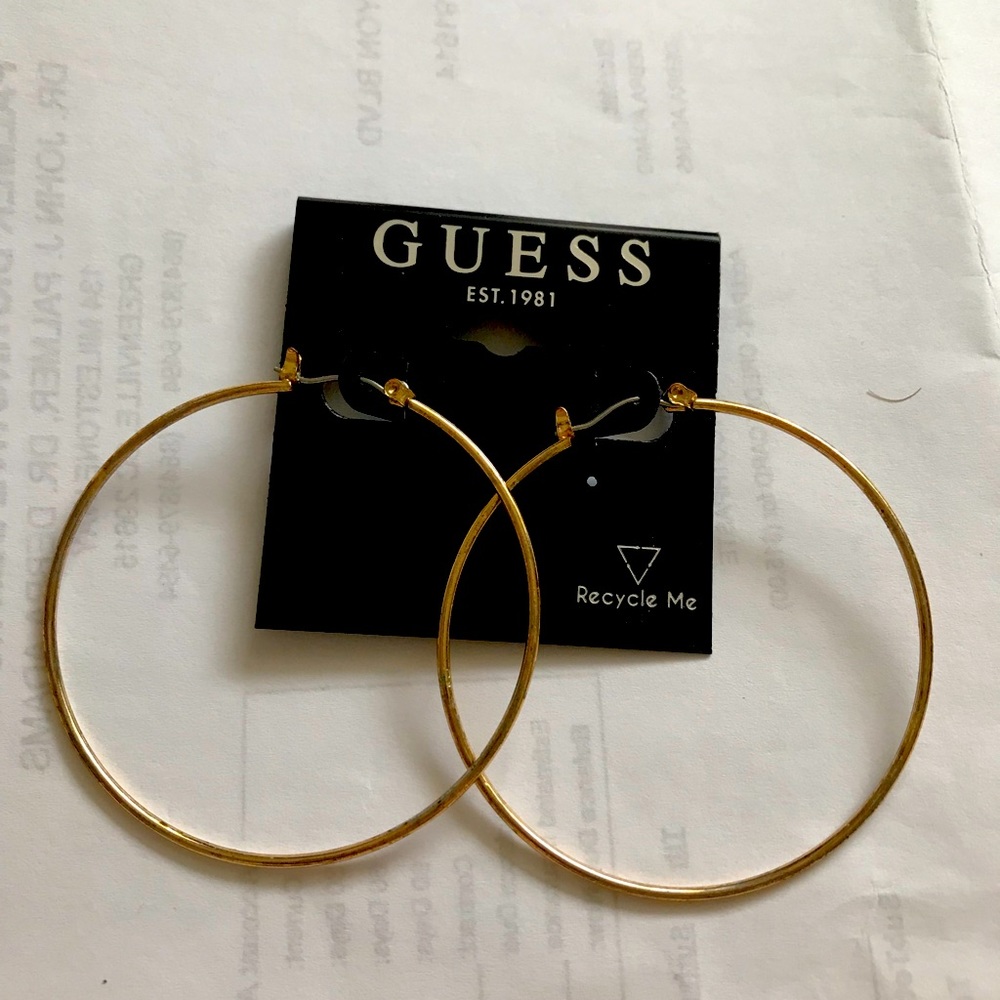 Guess gold hoops. Make an offer!